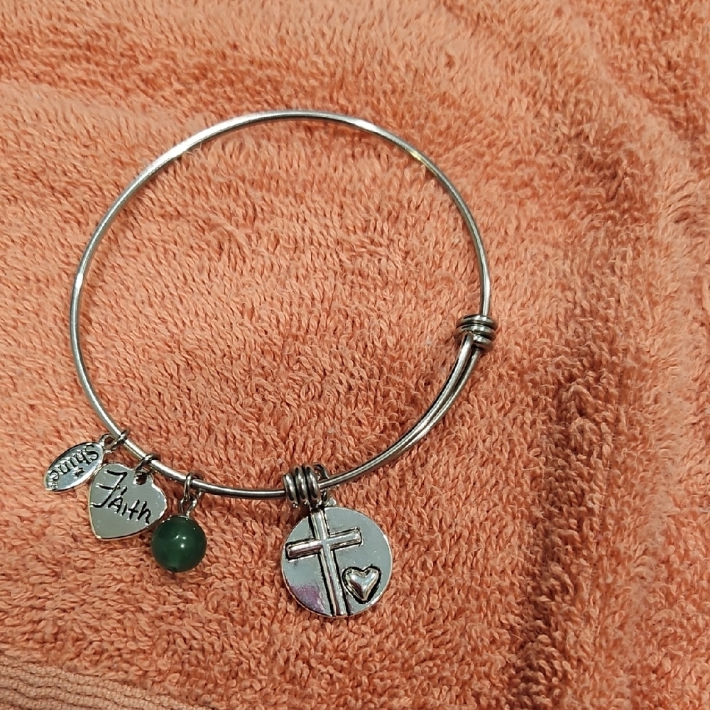 Faith hope love charm bracelet. A daily reminder of how much God loves you